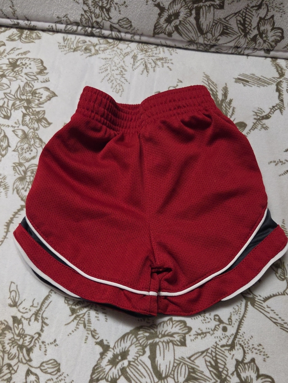 Athletic Works Baby Boy Red & Gray Athletic Shorts - 12 Months